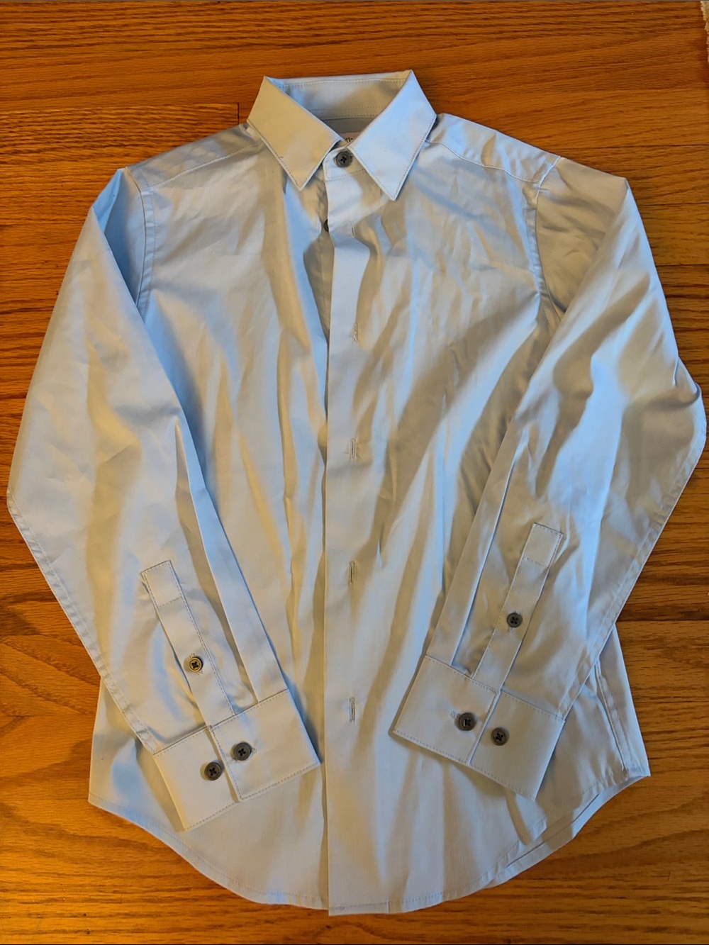 Calvin Klein Light Blue Boys Dress Shirt